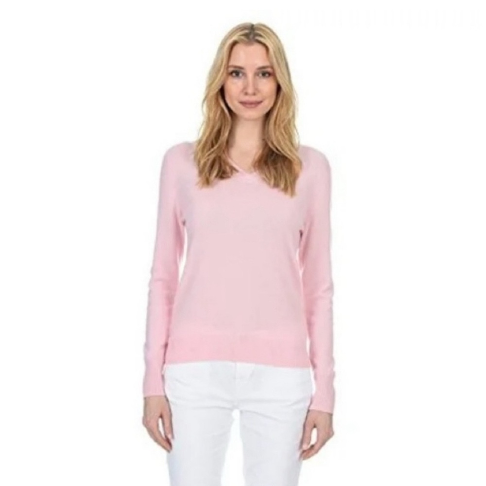 Baby Pink Cashmere V-Neck Sweater for Coquette chic minimalist valentines date